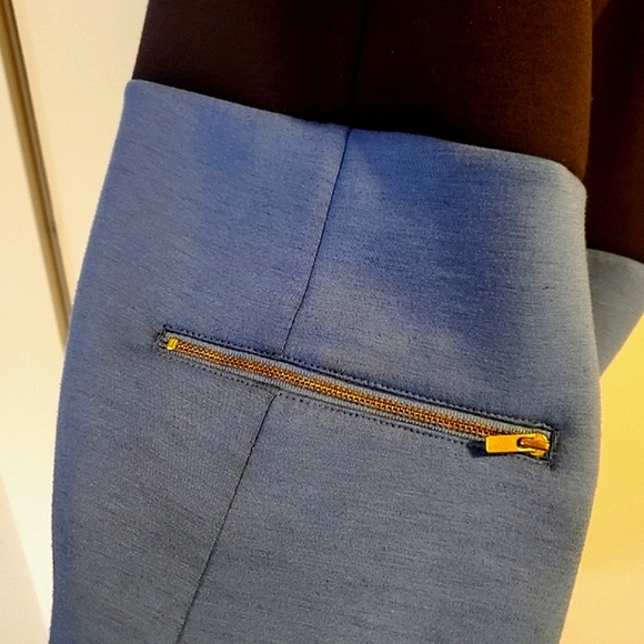 Merona Two-Tone Colorblock Midi Dress - Picture 7 of 10